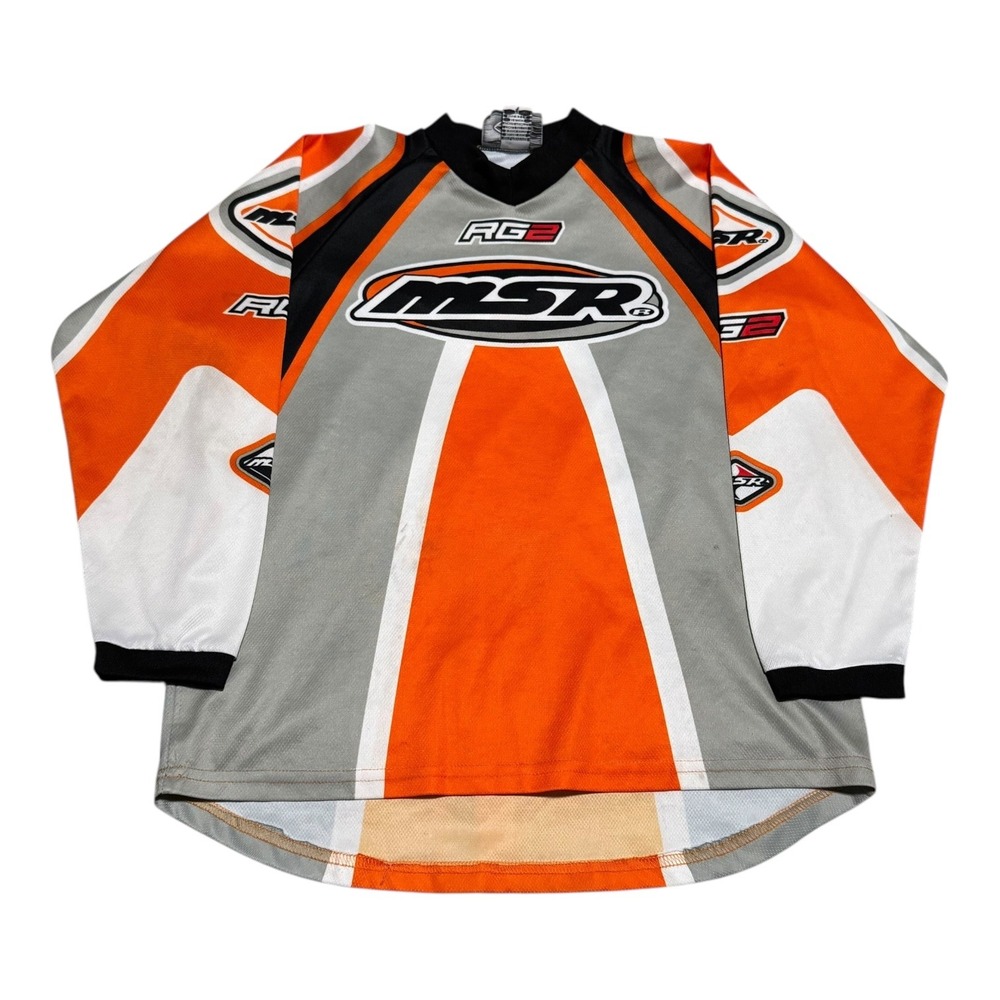 MSR Racing Long Sleeve Multicolor Motocross Jersey Youth XL FLAWS